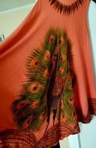 BEAUTIFULLY Flowing Summer Peacock Dress.